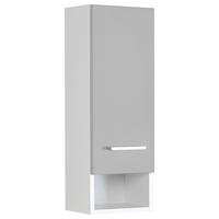 HÄNGESCHRANK 25/71/20 cm  - Silberfarben/Hellgrau, MODERN, Holzwerkstoff/Metall (25/71/20cm) - Held