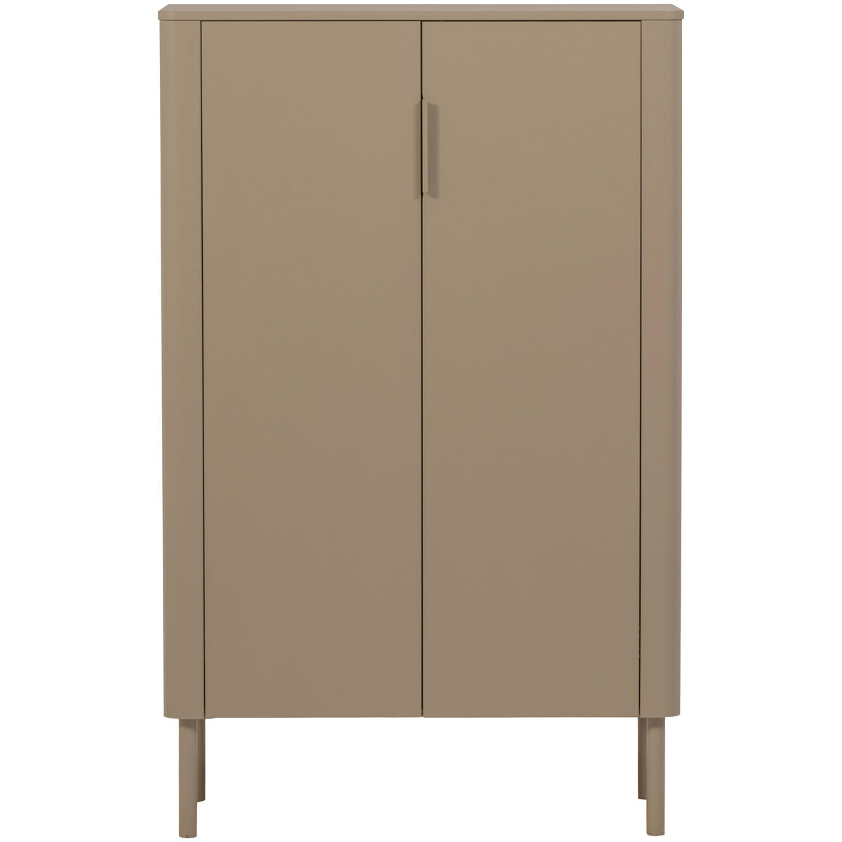 SCHUHSCHRANK Gunnar  in 85/135/39 cm  - Schlammfarben/Schwarz, Design, Holz/Metall (85/135/39cm) - Livetastic