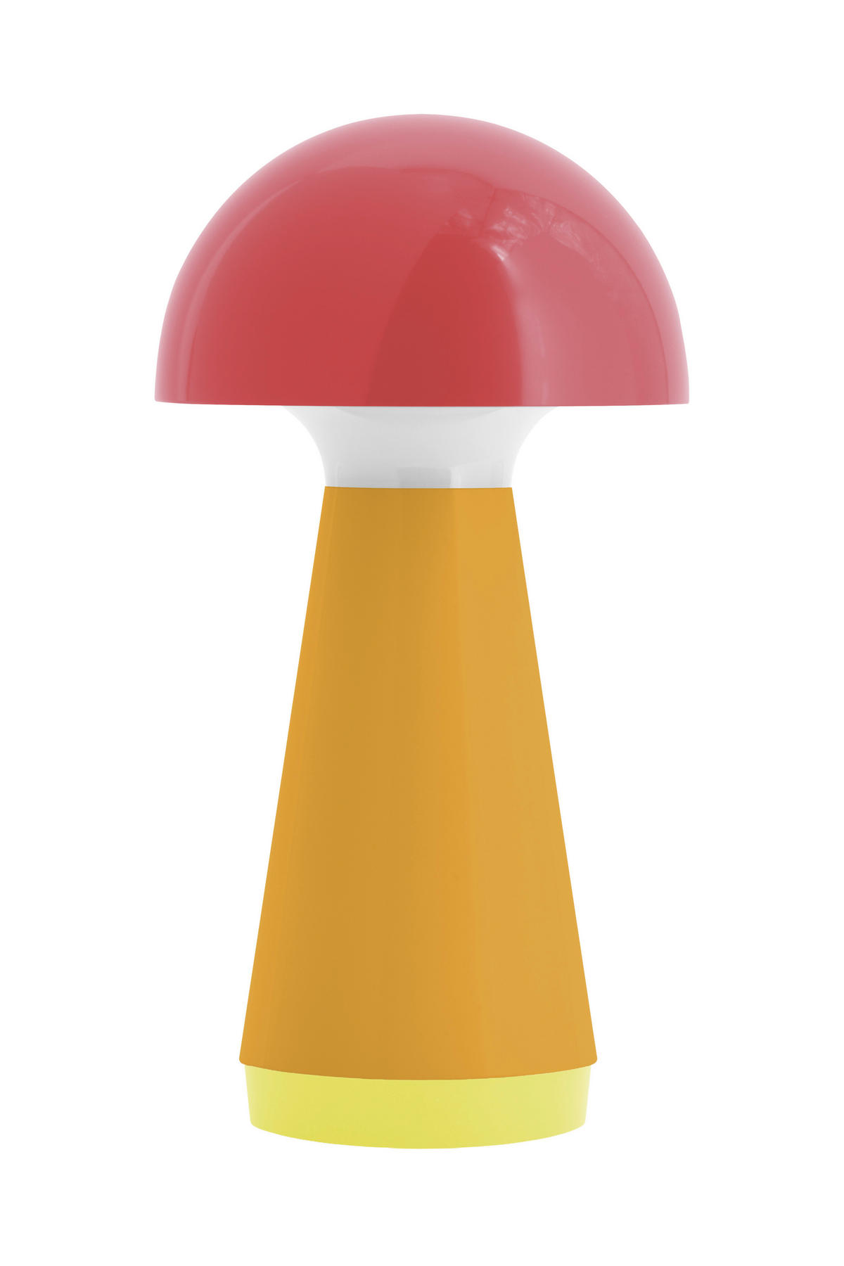 LED-TISCHLEUCHTE REMEMBER 9,5/18 cm  - Hellgelb/Orange, Basics, Kunststoff (9,5/18cm) - REMEMBER