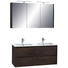 BADEZIMMER - Dunkelbraun/Weiß, Design, Glas/Keramik (125cm) - Sadena BADEZIMMER - Dunkelbraun/Weiß, Design, Glas/Keramik (125cm) - Sadena