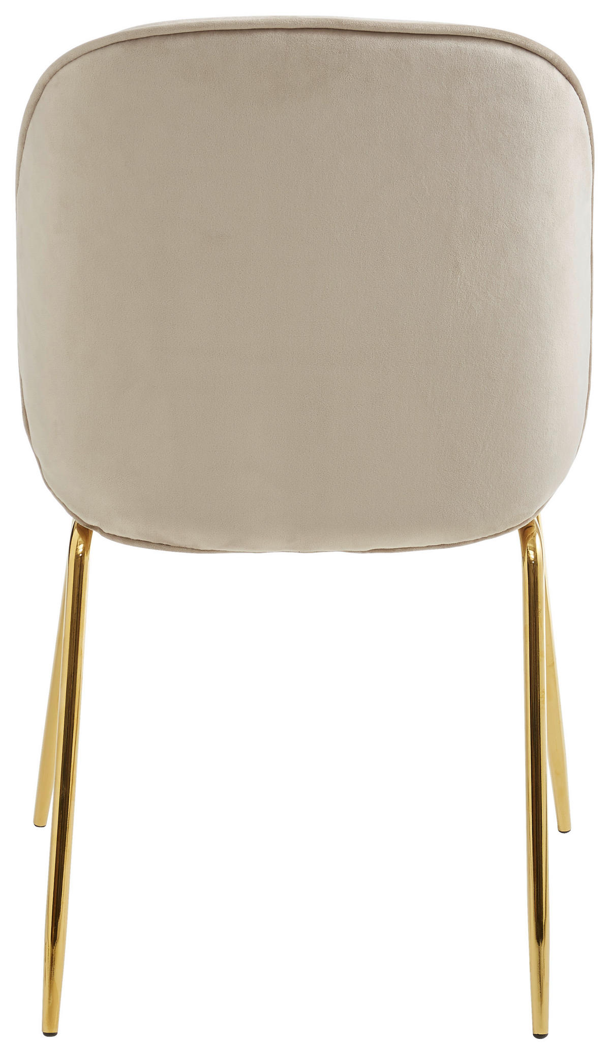STOLICA  taupe, zlatne boje  tekstil, metal      - zlatne boje/taupe, Trend, tekstil/metal (46/86/60cm) - Livetastic