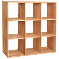 REGAL  112/112/35 cm Buchefarben  - Buchefarben, Natur, Holz (112/112/35cm) - Livetastic