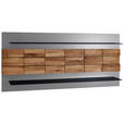 WANDBOARD  135/60,8/22,5 cm  - Kaschmir/Eichefarben, Design, Glas/Holz (135/60,8/22,5cm) - Novel