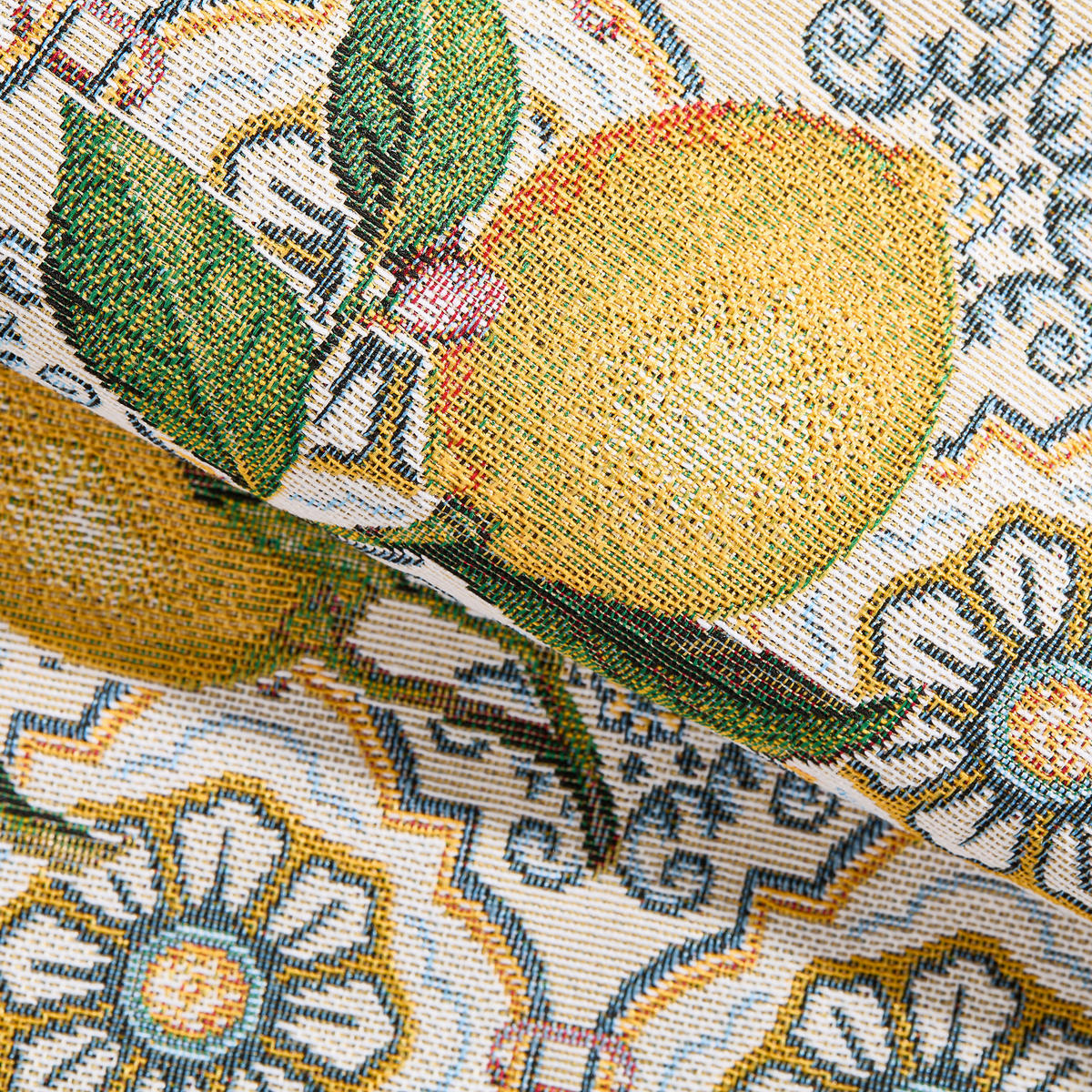 TISCHLÄUFER ZITRONE 43/140 cm  - Multicolor, KONVENTIONELL, Textil (43/140cm) - Esposa