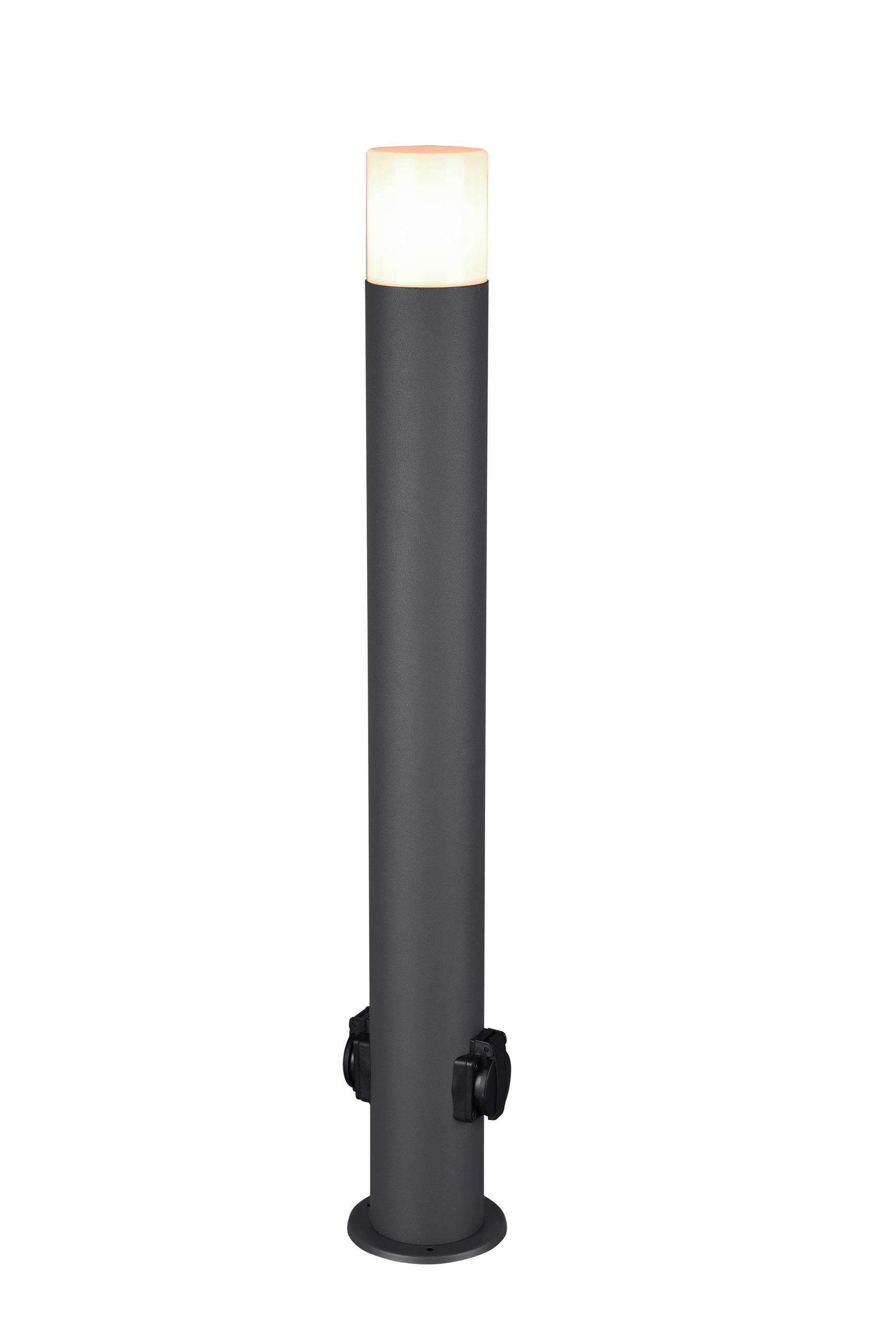 WEGELEUCHTE HOOSIC 12/80 cm - Anthrazit, Design, Kunststoff/Metall (12/80cm) - Trio Leuchten