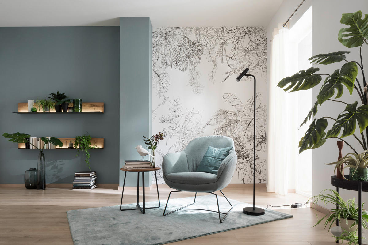 HANDWEBTEPPICH 140/200 cm Aura Grün  - Grün, KONVENTIONELL, Textil (140/200cm) - Schöner Wohnen