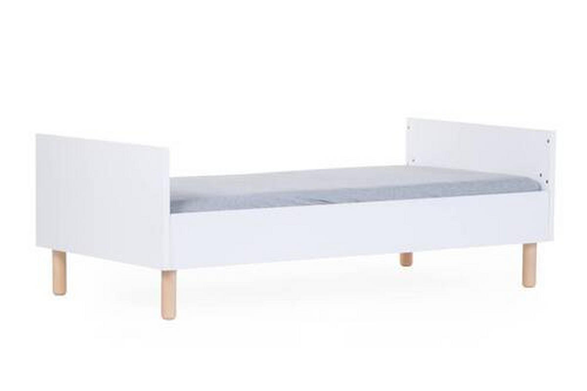GITTERBETT Wonder White 2in1  145/90/75 cm   - Naturfarben/Weiß, KONVENTIONELL, Holzwerkstoff/Kunststoff (145/90/75cm) - Childhome