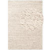 WOLLTEPPICH 140/200 cm Lyon Braun, Creme rechteckig  - Creme/Braun, Basics, Textil (140/200cm) - Elle Decoration