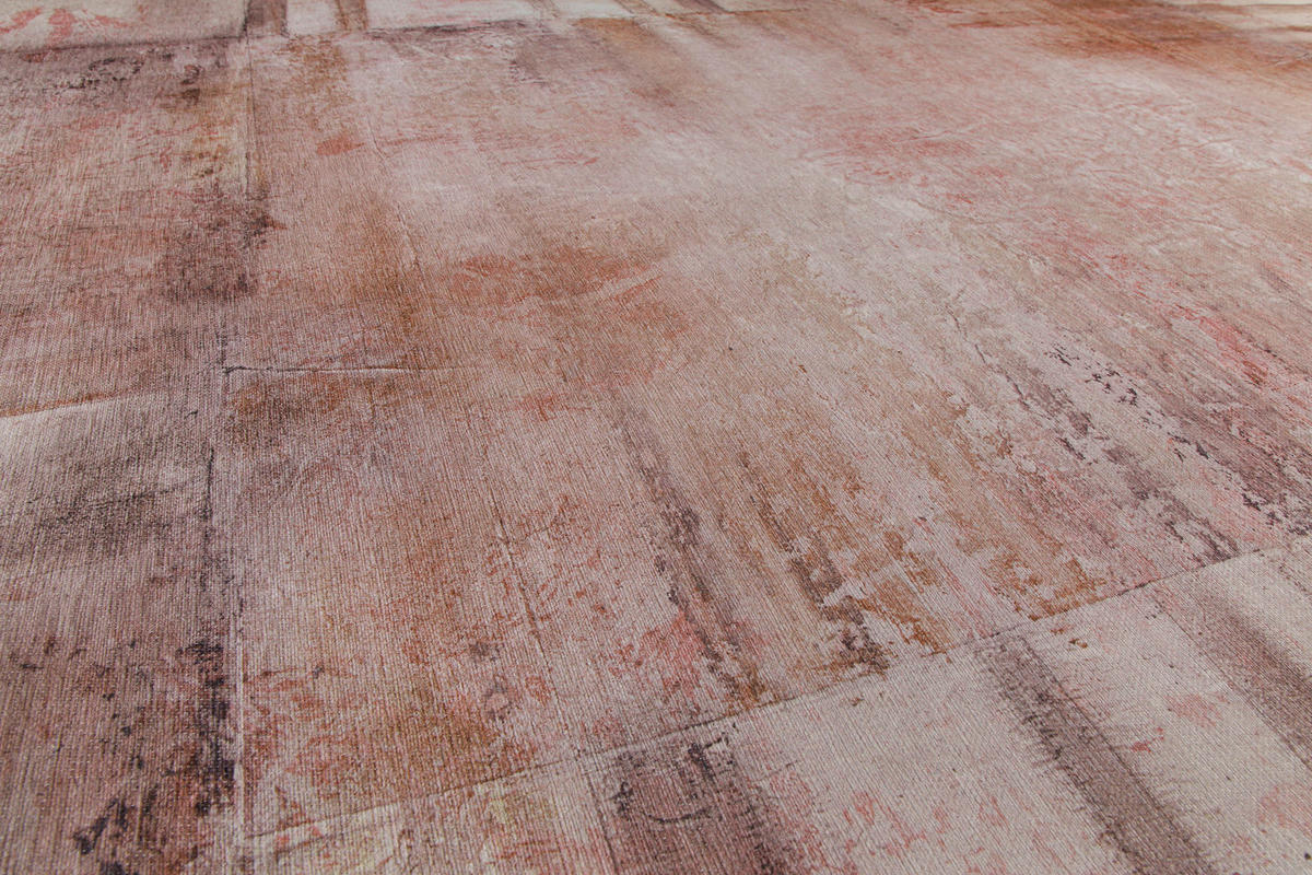 FLACHWEBETEPPICH  Wohnzimmer 200/300 cm Esprit Altrosa, Terracotta rechteckig  - Terracotta/Altrosa, Basics, Textil (200/300cm) - Esprit