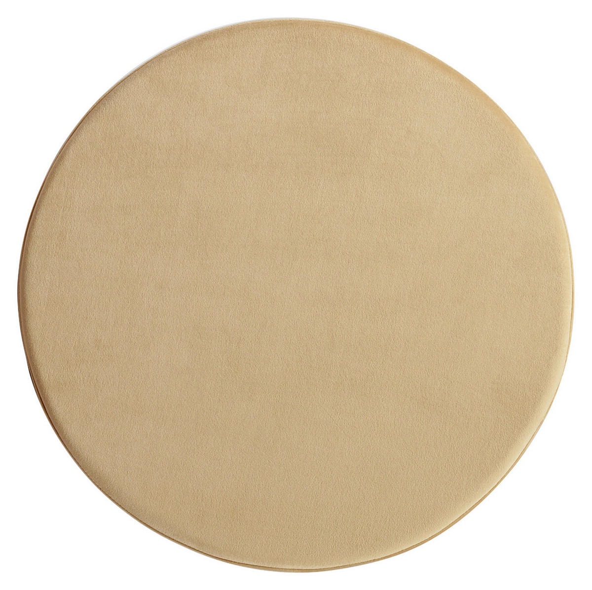 TABURET, textil, 50/42 cm - oranžová/barvy zlata, Design, kov/textil (50/42cm) - MID.YOU