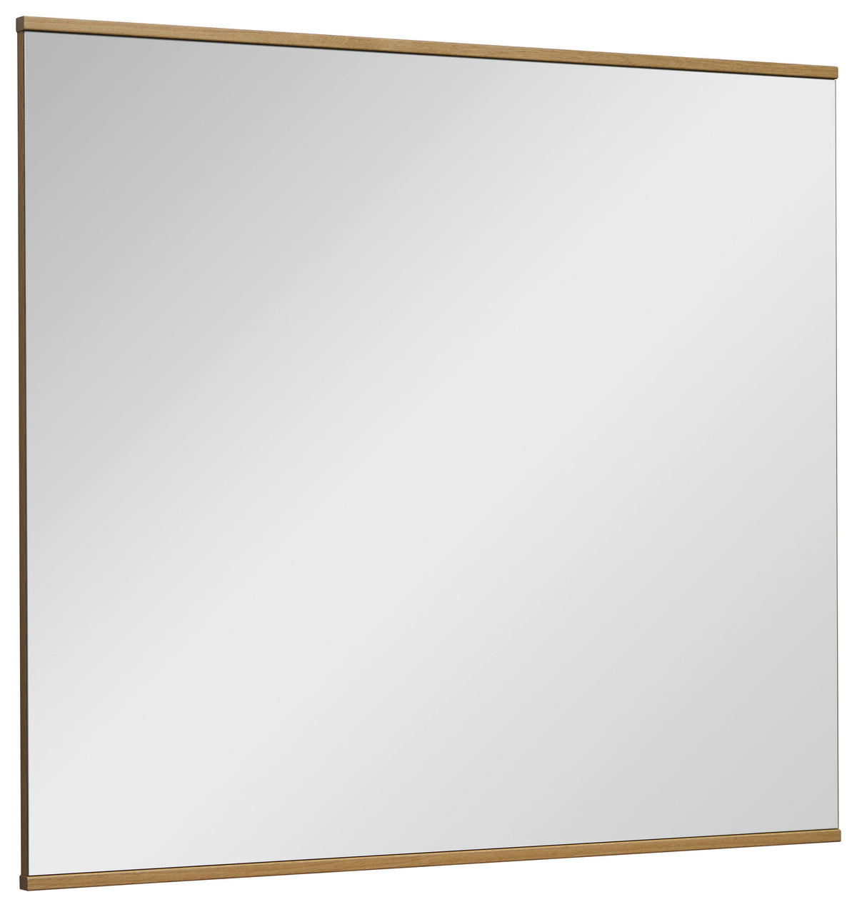 WANDSPIEGEL 89/90/2 cm    in rechteckig  - Klar/Eiche Bianco, Design, Glas/Holzwerkstoff (89/90/2cm) - Dieter Knoll