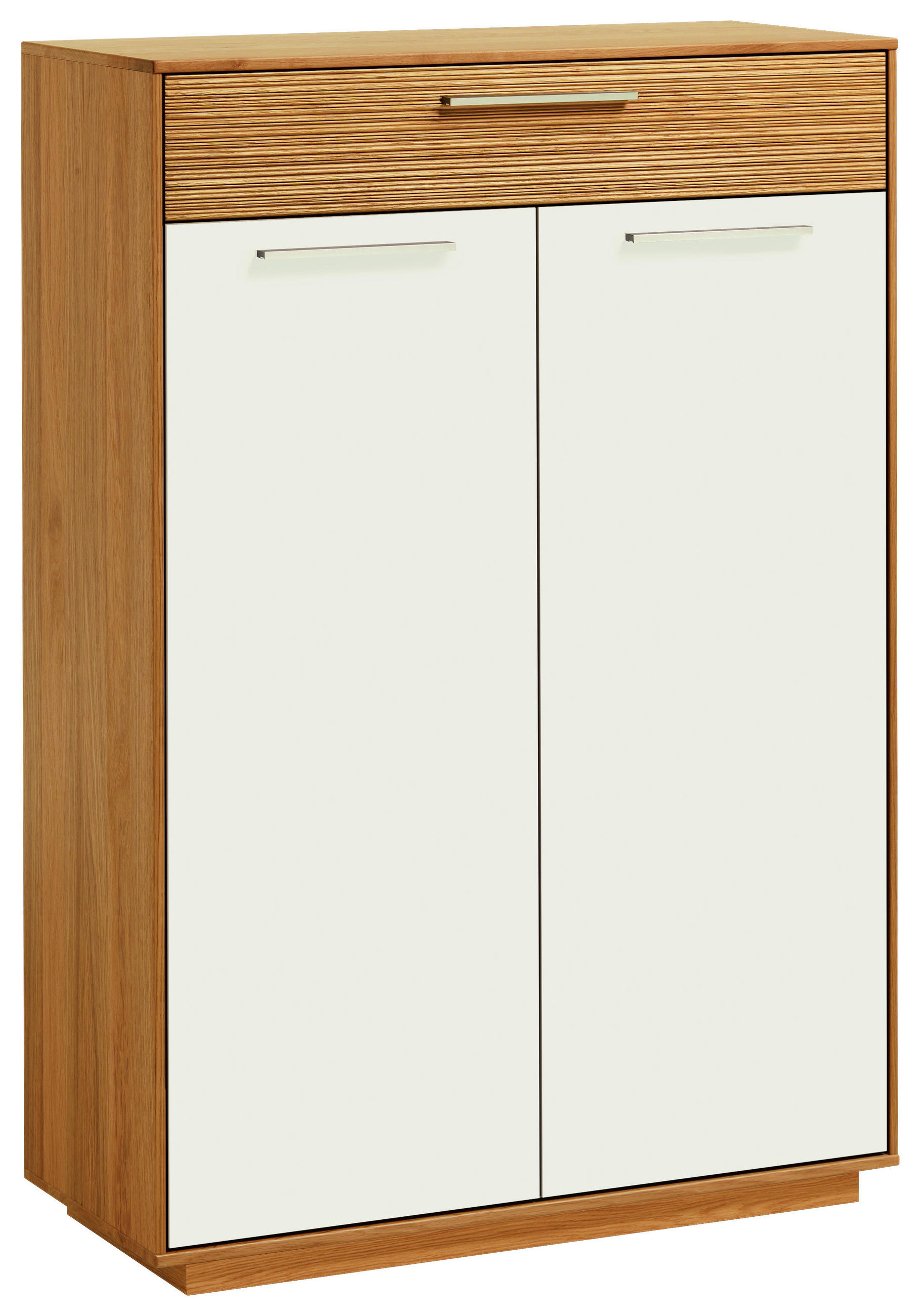 SCHUHSCHRANK  in 86/103/37 cm  - Eichefarben/Weiß, Design, Holz/Holzwerkstoff (86/103/37cm) - Novel