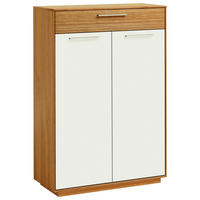 SCHUHSCHRANK  in 86/103/37 cm  - Eichefarben/Weiß, Design, Holz/Holzwerkstoff (86/103/37cm) - Novel