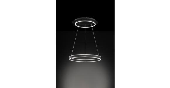 LED-HÄNGELEUCHTE 60/150 cm - Anthrazit, Design, Kunststoff/Metall (60/150cm) - Ambiente