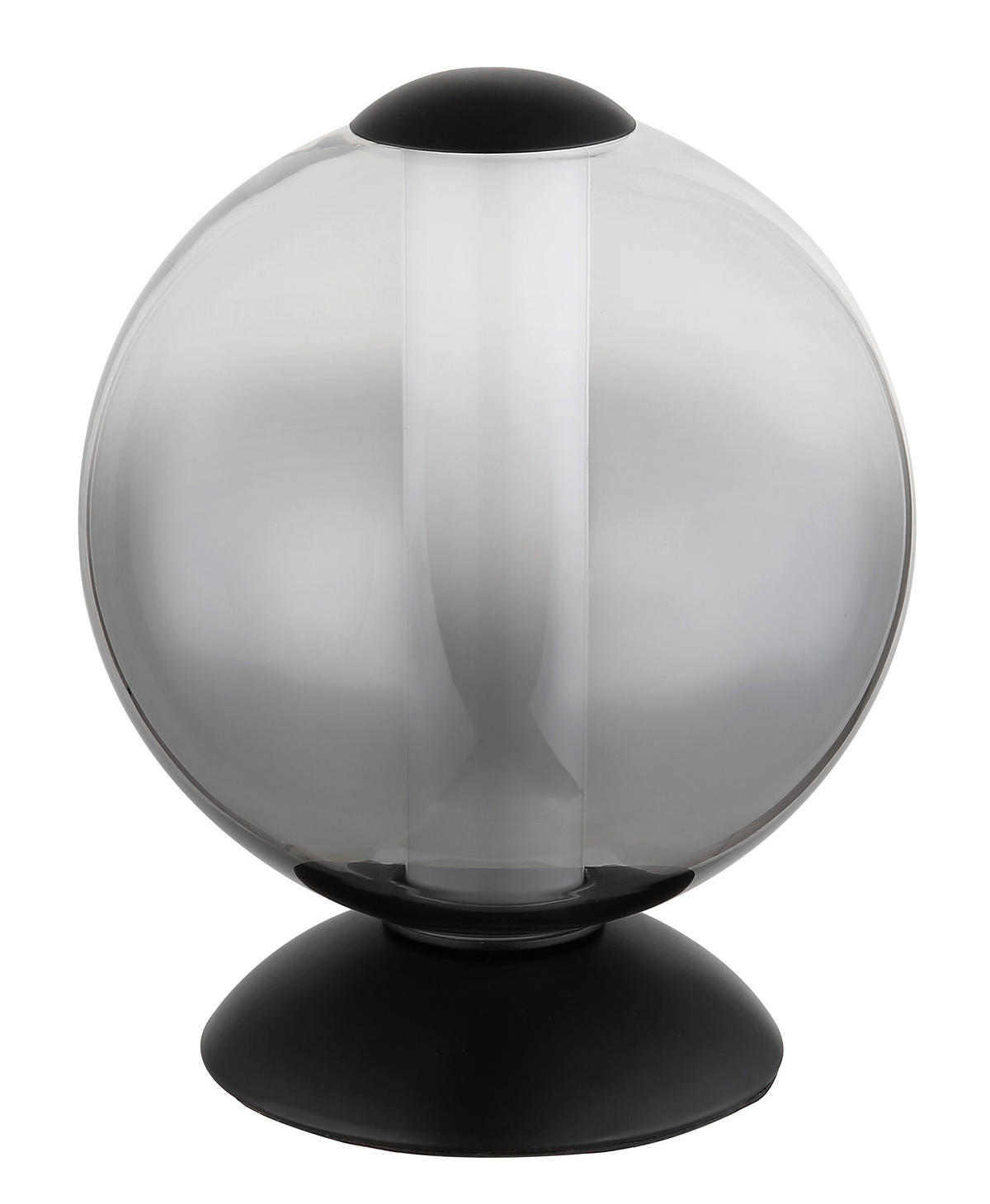 LED-TISCHLEUCHTE 18/21 cm   - Schwarz/Weiß, KONVENTIONELL, Glas/Kunststoff (18/21cm) - Globo