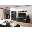 WANDBOARD  150/26/23 cm  - Eichefarben/Schwarz, Design, Glas/Holz (150/26/23cm) - Novel