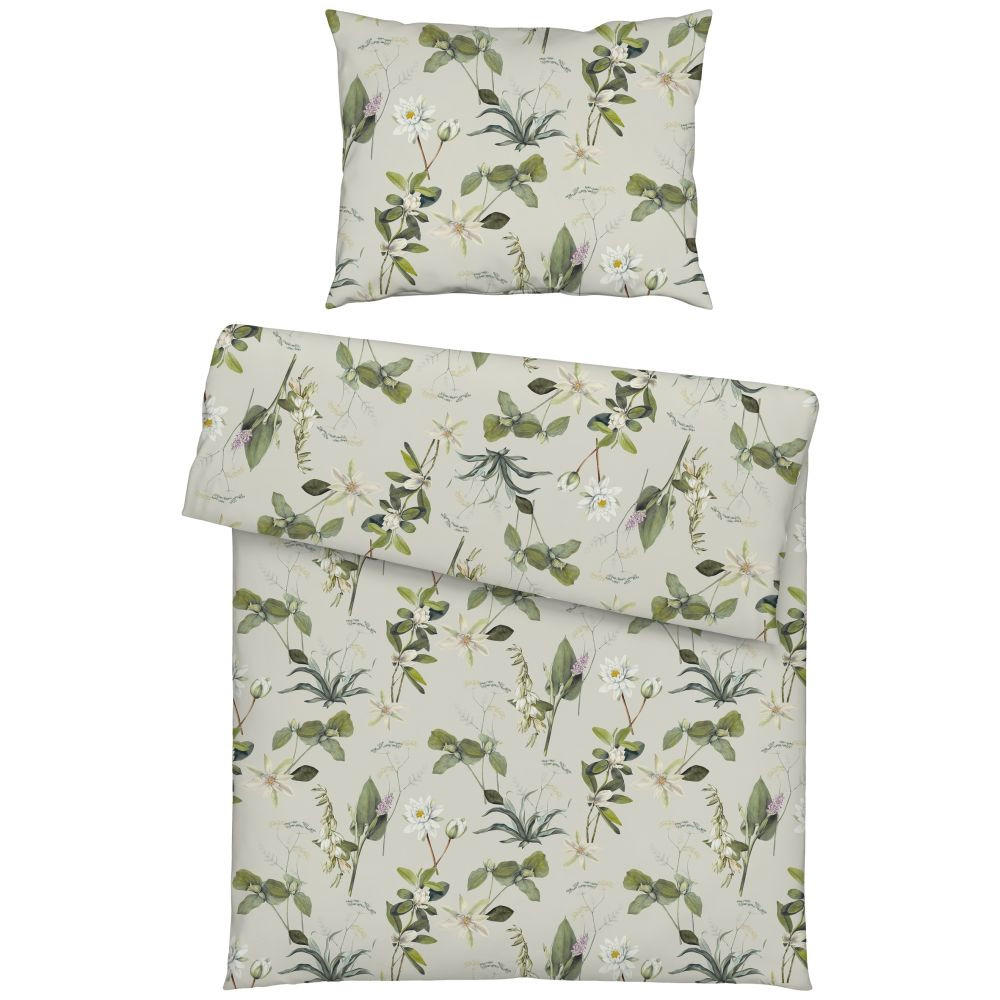 BETTWÄSCHE Exquisit Satin 140/200 cm  - Grün, Design, Textil (140/200cm) - Estella