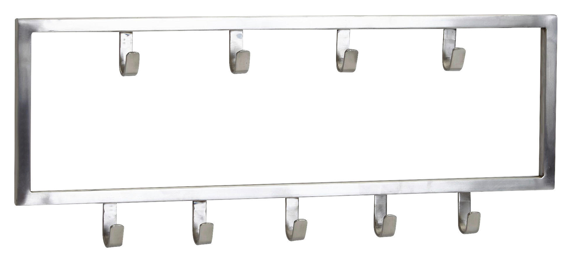 Wandgarderobe Wohnling Silberfarben B:50 Cm