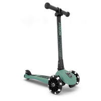 Kinderscooter Highwaykick 3  - Dunkelgrün, Trend, Kunststoff/Metall (24/72cm) - Scoot and Ride