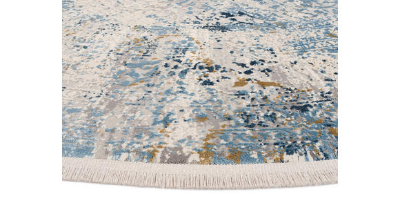 WEBTEPPICH 240 cm Avignon Blau, Grau rund  - Blau/Grau, Design, Textil (240cm) - Dieter Knoll