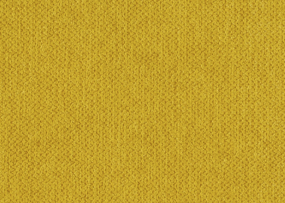 ECKSOFA in Chenille Gelb, Currygelb  - Chromfarben/Currygelb, Design, Textil/Metall (222/323cm) - Beldomo Style