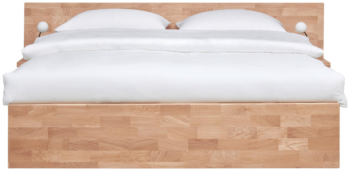 BETT 200/200 cm  Kernbuche   - Kernbuche, Natur, Holz (200/200cm) - MID.YOU