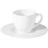 JUMBOTASSE MIT UNTERTASSE - Weiß, Basics, Keramik (0.5l) - ASA