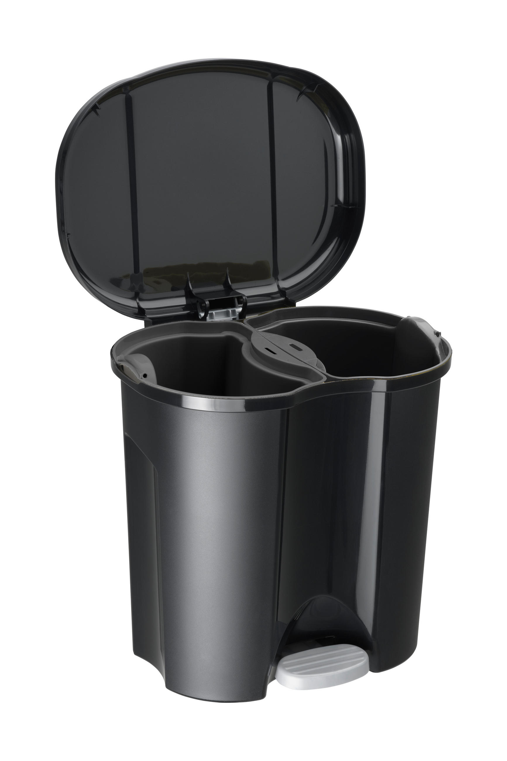 ODPADKOVÝ KÔŠ  20 l - čierna, Basics, plast (39/32/40,5cm) - Rotho