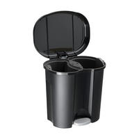 ODPADKOVÝ KOŠ  20 l - černá, Basics, plast (39/32/40,5cm) - Rotho