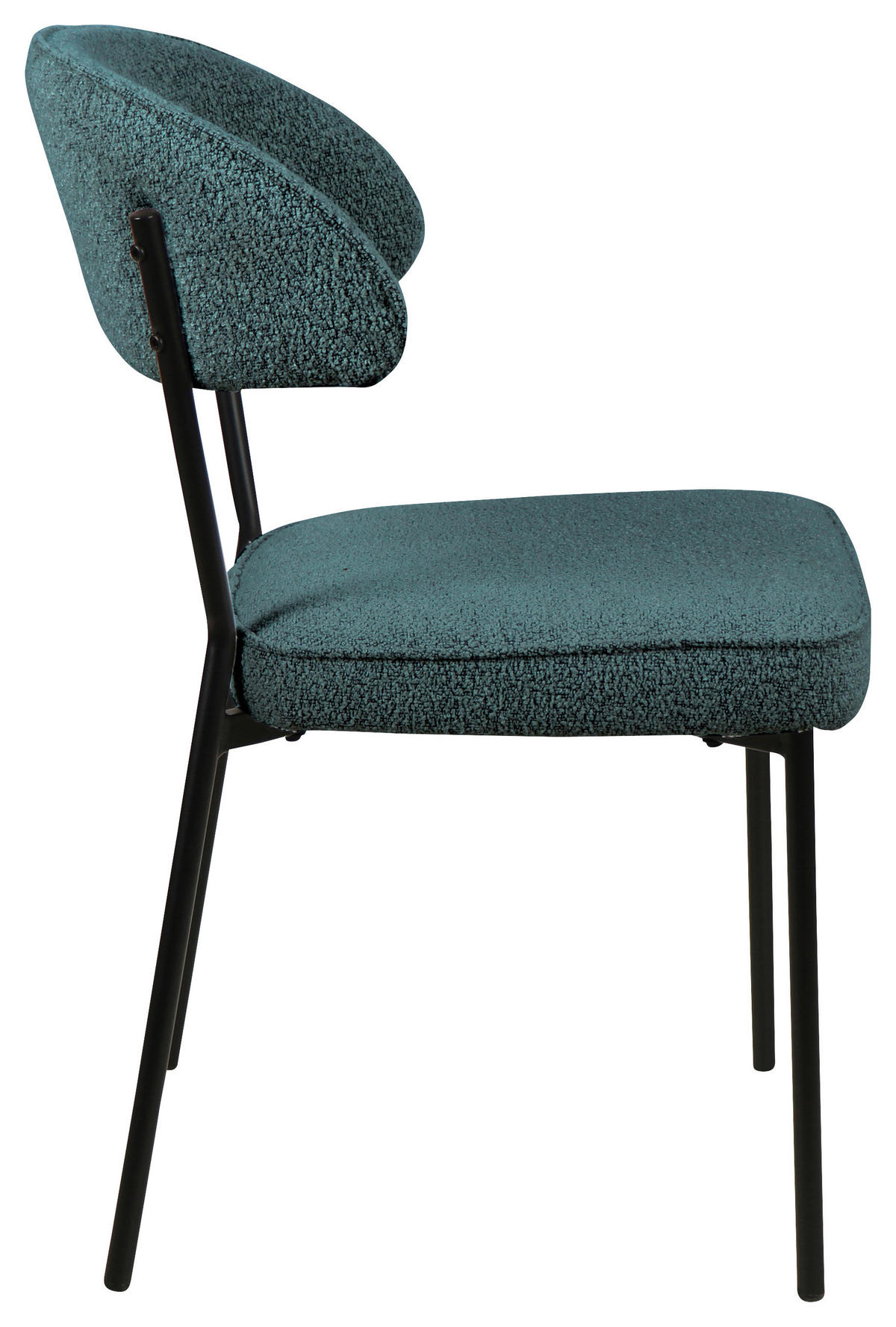 STOLICA  zelena  drvo, metal, tekstil      - zelena/crna, Design, drvo/metal (46/83,5/58cm) - Hom`in