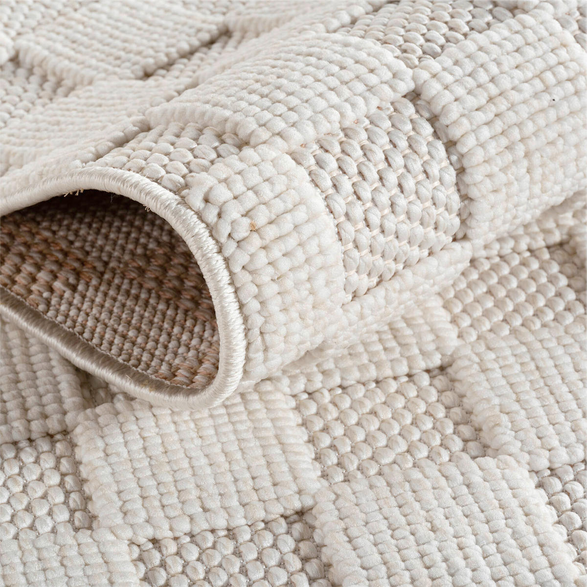 FLACHWEBETEPPICH 200/290 cm HELIX Creme  - Creme, Basics, Kunststoff/Textil (200/290cm) - Novel