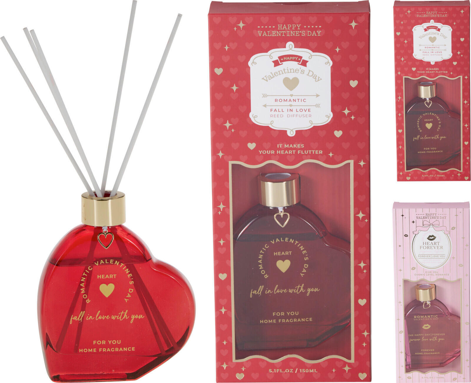 DIFFÚZOR   - pink/piros, Basics, Üveg (150ml)