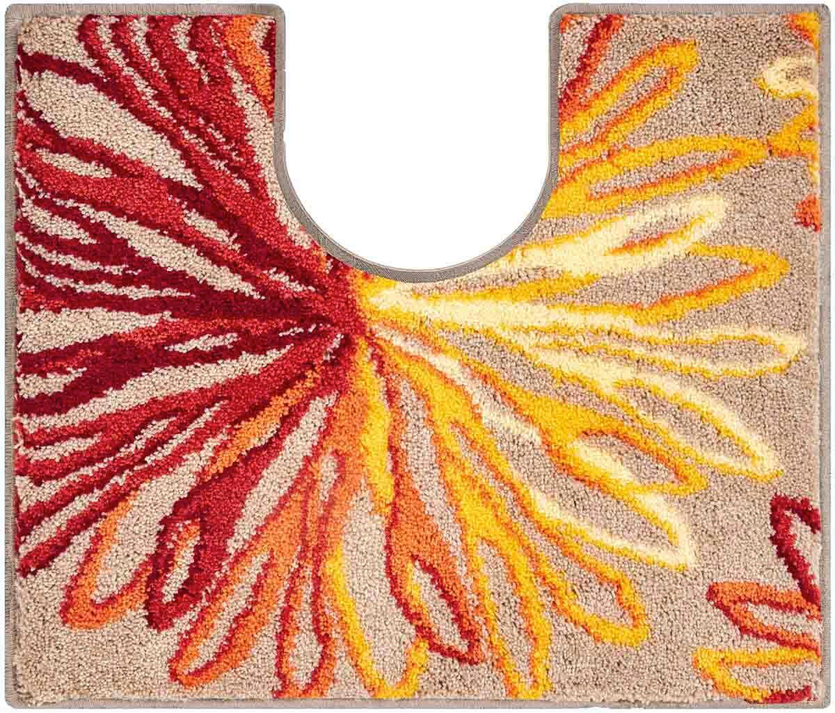 WC-VORLEGER Orange 50/60 cm  - Orange, Design, Kunststoff/Textil (50/60cm) - Grund