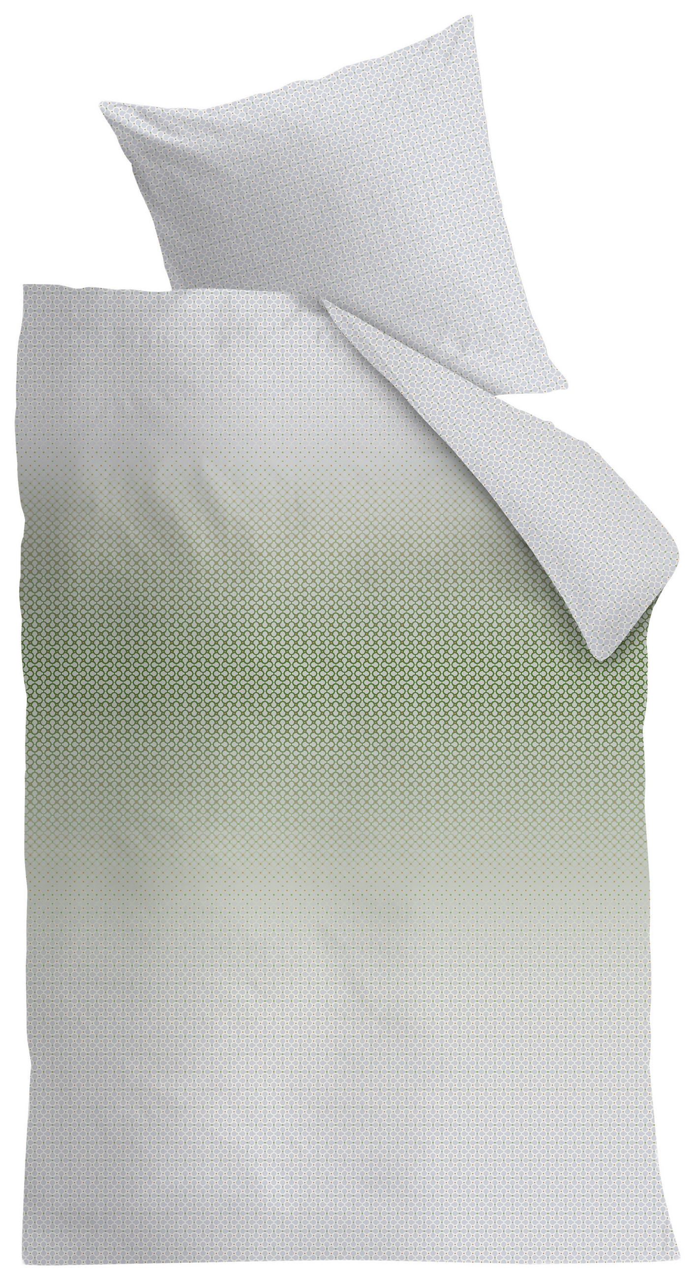 BETTWÄSCHE Nadea Satin 160/210 cm  - Grün, Basics, Textil (160/210cm) - Novel