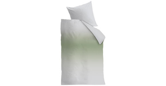 BETTWÄSCHE Nadea Satin 160/210 cm  - Grün, Basics, Textil (160/210cm) - Novel