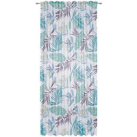 FERTIGVORHANG halbtransparent  - Blau, Design, Textil (140/245cm) - Esposa