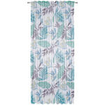 FERTIGVORHANG halbtransparent  - Blau, Design, Textil (140/245cm) - Esposa