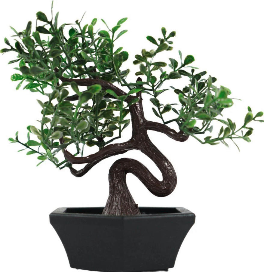 BONSAI - bijela/ružičasta, Basics, plastika (6,5/12/12cm)