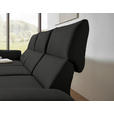 ECKSOFA  in Flachgewebe Anthrazit  175-224/255-365 cm  - Anthrazit/Schwarz, Design, Textil/Metall (175-224/255-365cm) - Dieter Knoll