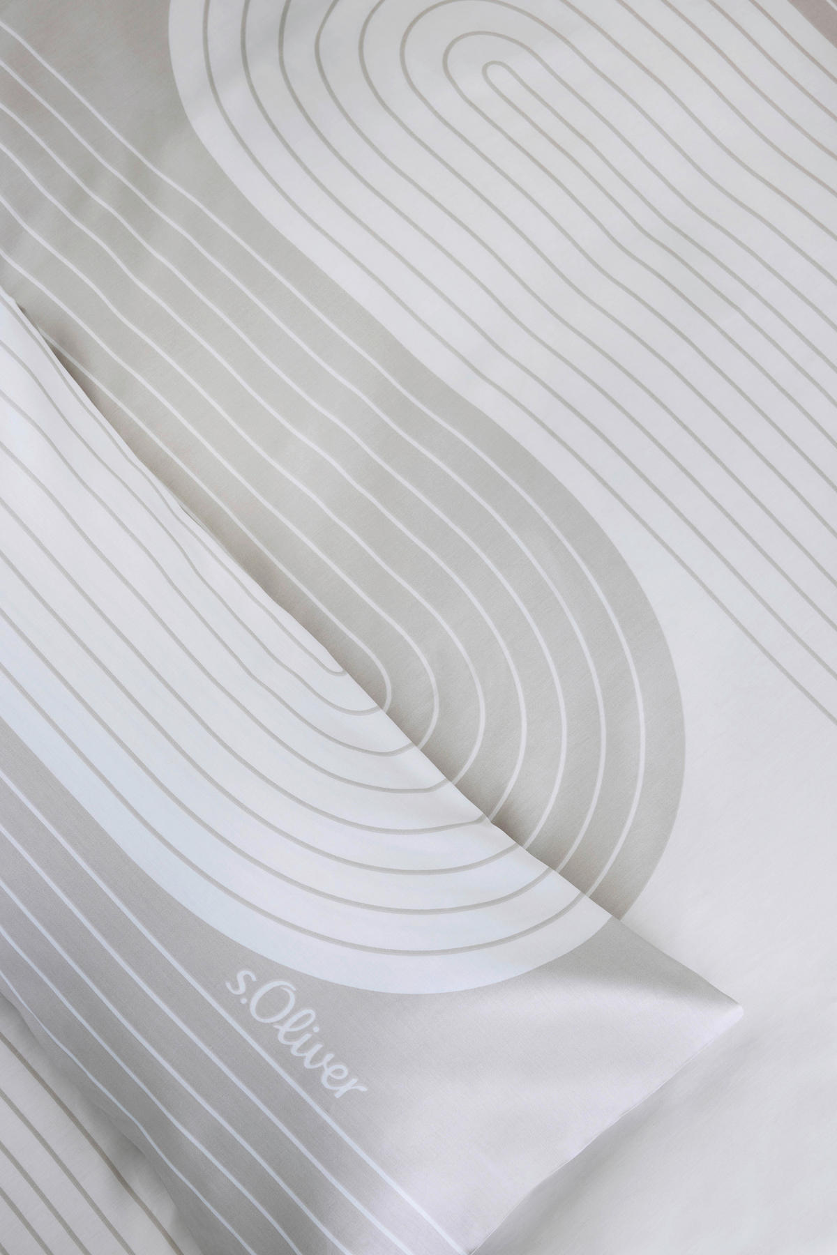 BETTWÄSCHE 2-teilig Makosatin 140/200 cm  - Naturfarben, Basics, Textil (140/200cm) - S. Oliver