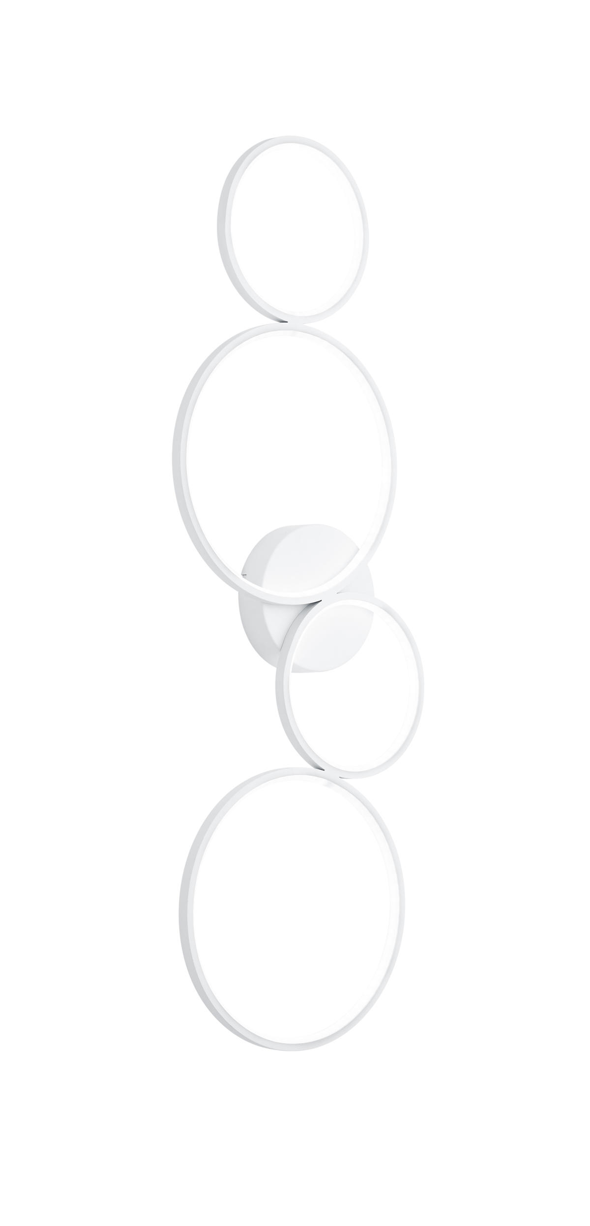 LED-DECKENLEUCHTE Rondo 97/5,5/34,3 cm   - Weiß, Design, Metall (97/5,5/34,3cm) - Trio Leuchten