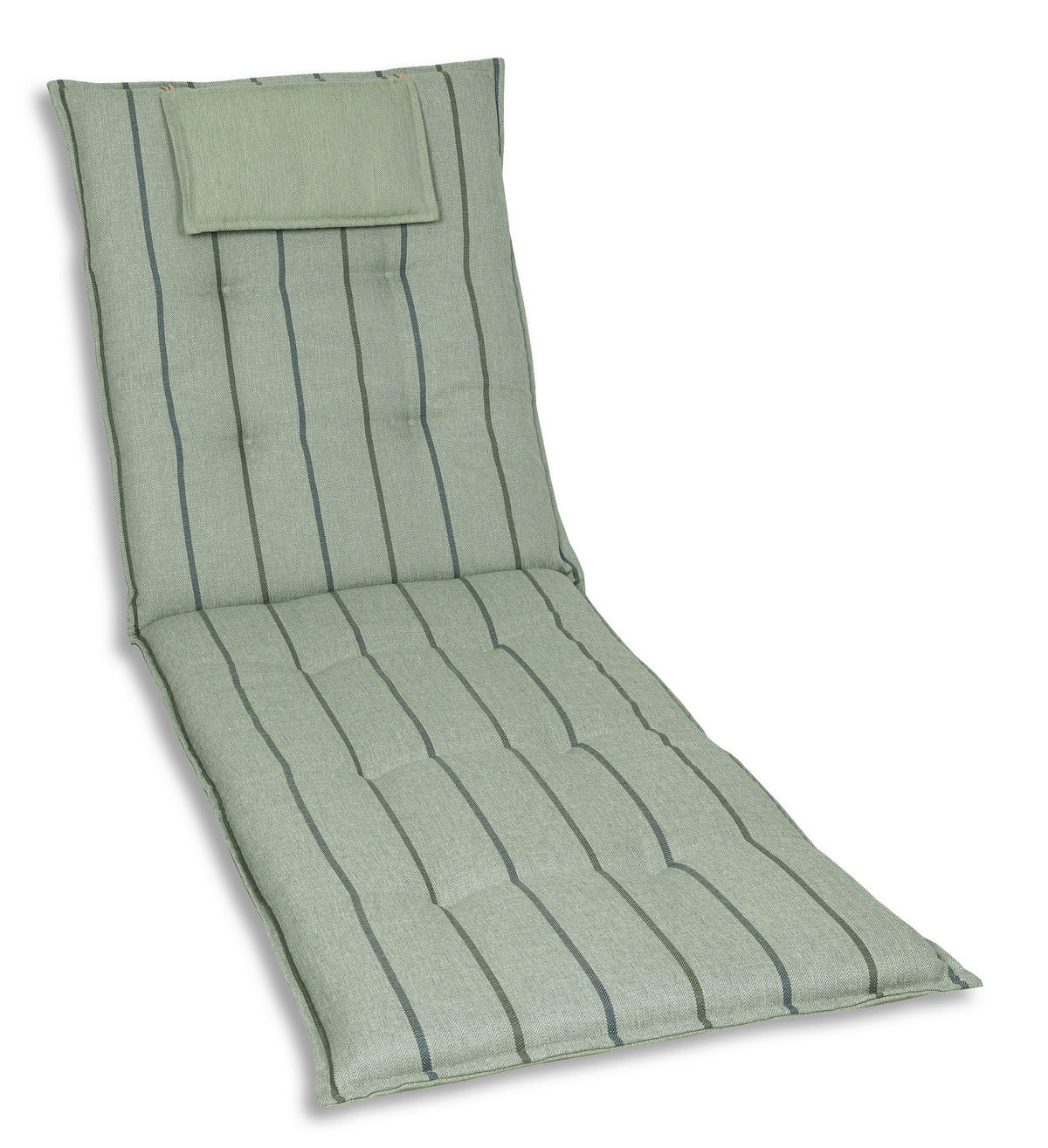 LIEGENAUFLAGE Streifen  - Hellgrün, Basics, Textil (60/7/190cm)