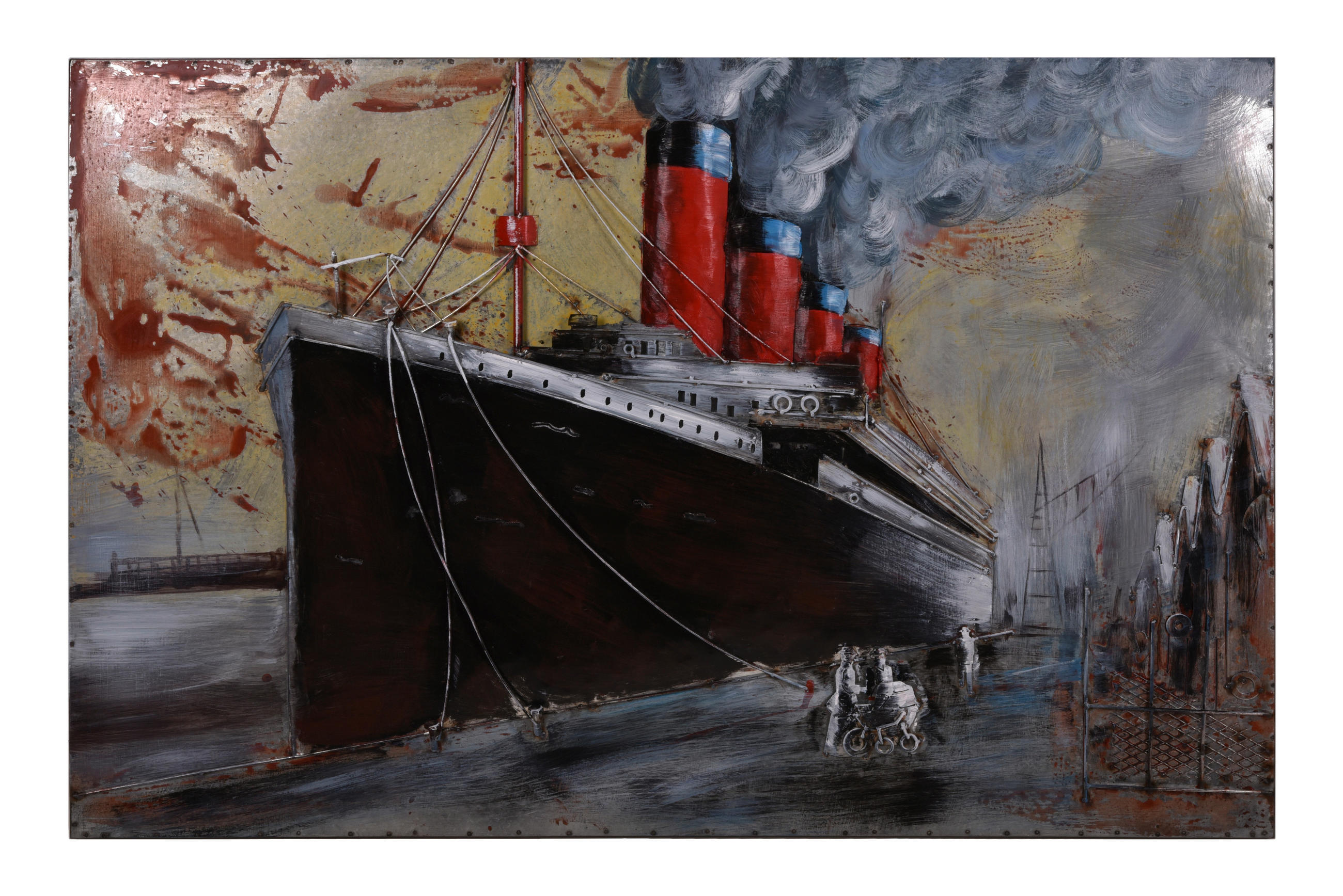 Metallbild Multicolor B: 120 cm