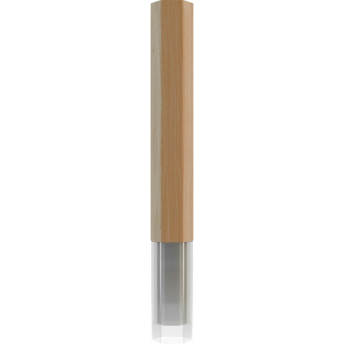 STROPNÍ BODOVÉ SVÍTIDLO, 4,6/28 cm  - barvy dubu, Natur, dřevo/sklo (4,6/28cm)
