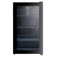 GETRÄNKEKÜHLSCHRANK 47/84,5/44 cm NABO FK 8970  - Schwarz, Metall (47/84,5/44cm) - Nabo