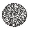PODMETAČI ZA STOL crna , papir   - crna, Konvencionalno, papir (38cm) - Ambia Home