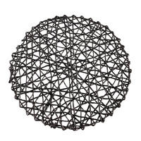 PODMETAČI ZA STOL crna , papir   - crna, Konvencionalno, papir (38cm) - Ambia Home