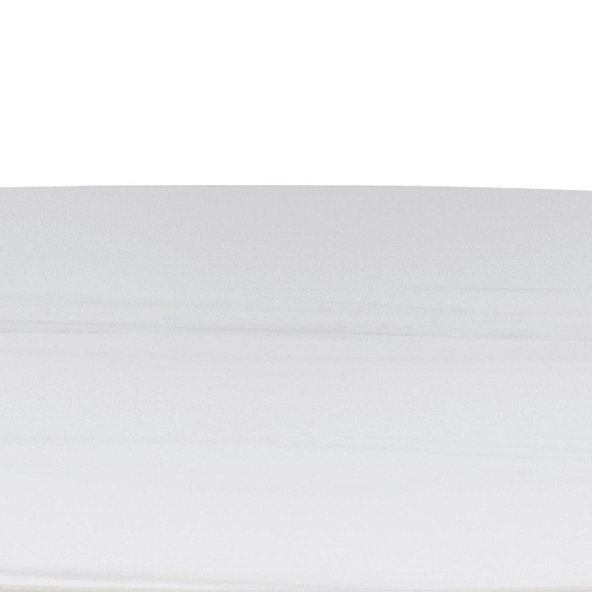 BARTISCH in Metall, Keramik 80/80/105 cm   - Weiss, Basics, Keramik/Metall (80/80/105cm) - MID.YOU