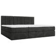 FAMILIENBETT - Anthrazit/Schwarz, Design, Holzwerkstoff/Kunststoff (240/200cm) - Esposa