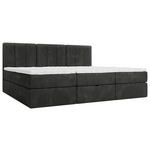 FAMILIENBETT - Anthrazit/Schwarz, Design, Holzwerkstoff/Kunststoff (240/200cm) - Esposa